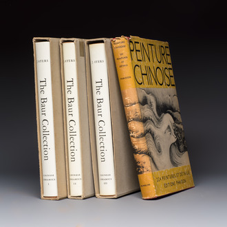 The Baur Collection: Chinese Ceramics, three volumes, by John Ayers, and W. Cohn: Peinture Chinoise, 1948-1969