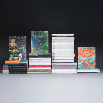 64 auction catalogues from Sotheby’s, Christie’s, Bonhams, et al. on Asian arts, 1991-2025