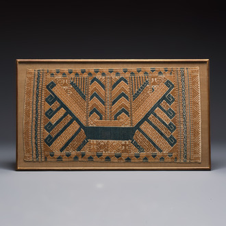 An Indonesian ceremonial 'Tatibin' textile, Sumatra, Lampung, late 19/20th C.