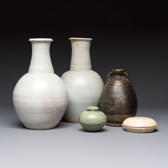 A varied group of five Chinese monochrome wares, Song/Yuan