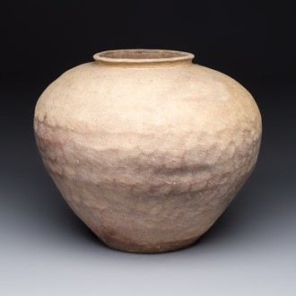 A Chinese impressed pottery jar, Warring States period or later