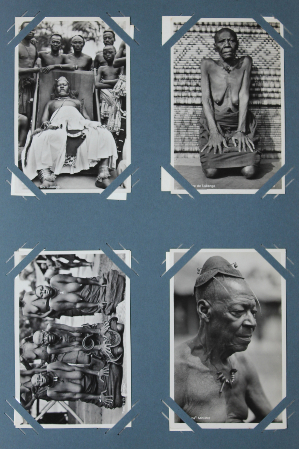 Casimir Ostoja Zagourski (1883-1944), "L'Afrique qui dispara&icirc;t", origineel lederen foto-album, Congo, vroeg 20e