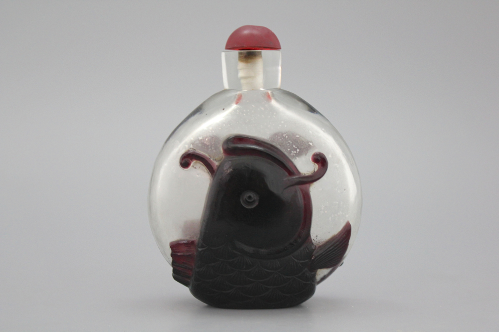 Tabati&egrave;re chinoise, verre de P&eacute;kin, 20e
