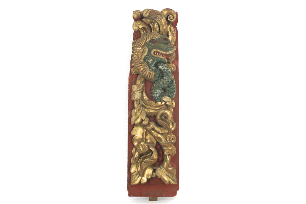 Paneel van een gondel met draak in chinoiserie, Veneti&euml;, ca 1680