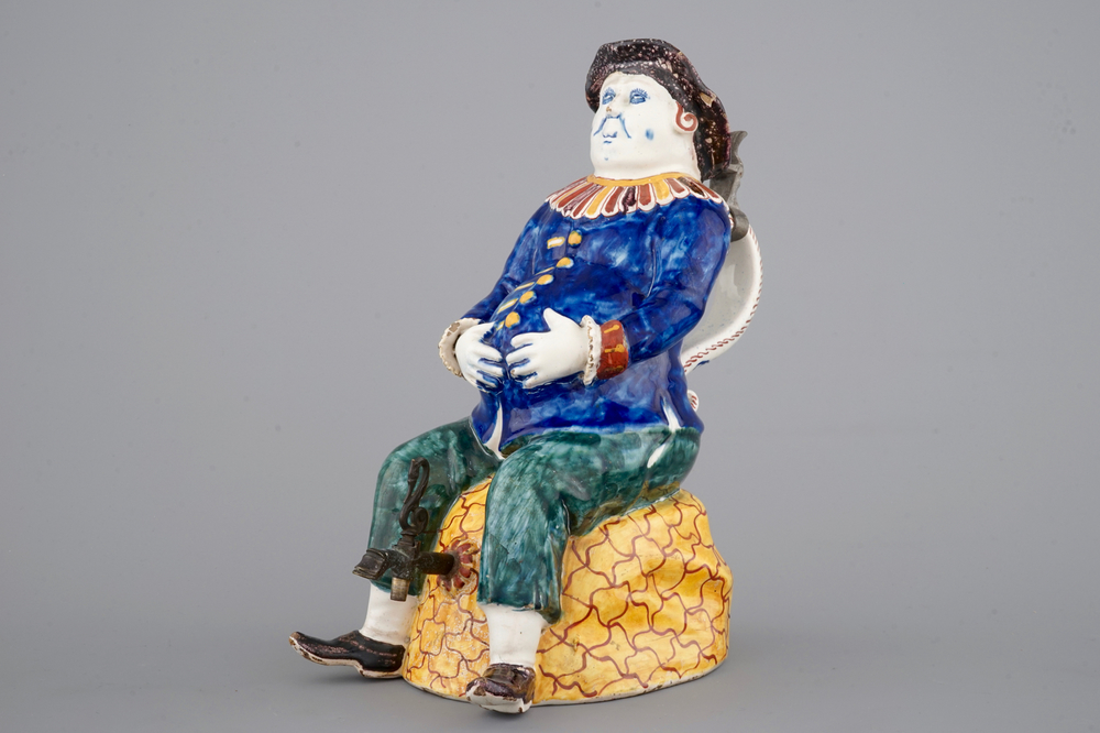 Une grande fontaine de table figurative "Bobbejak", 18&egrave;me