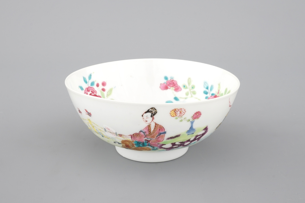 Un bol en porcelaine de Chine famille rose, Yongzheng, 1722-1735
