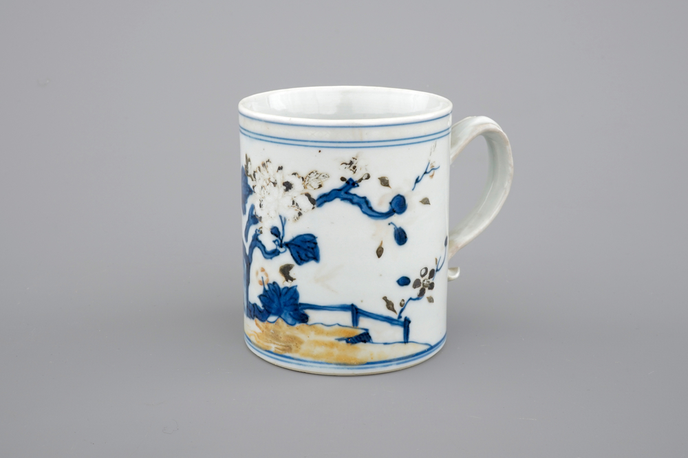 A Chinese shipwreck porcelain beer mug, Nanking Cargo, ca. 1752