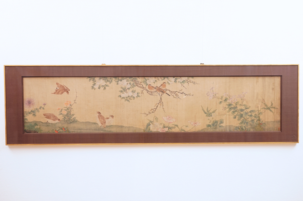 A large Chinese natural subject painting