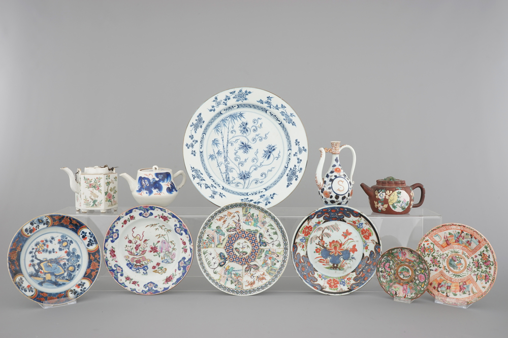 Une collection de porcelaines de Chine et Japon, 17/19&egrave;me