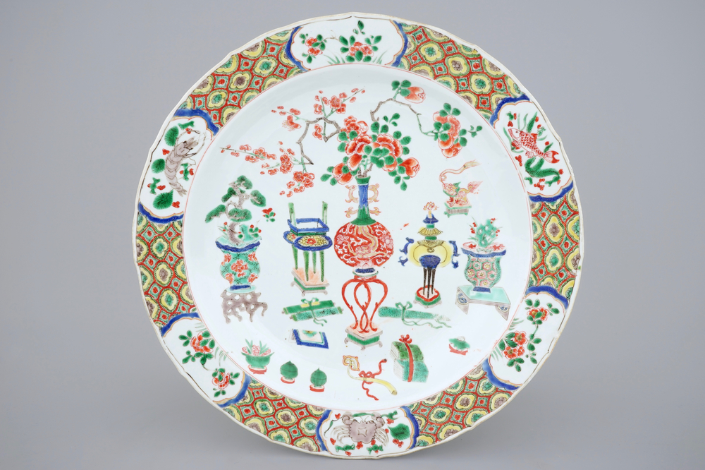 A good Chinese famille verte dish, Kangxi