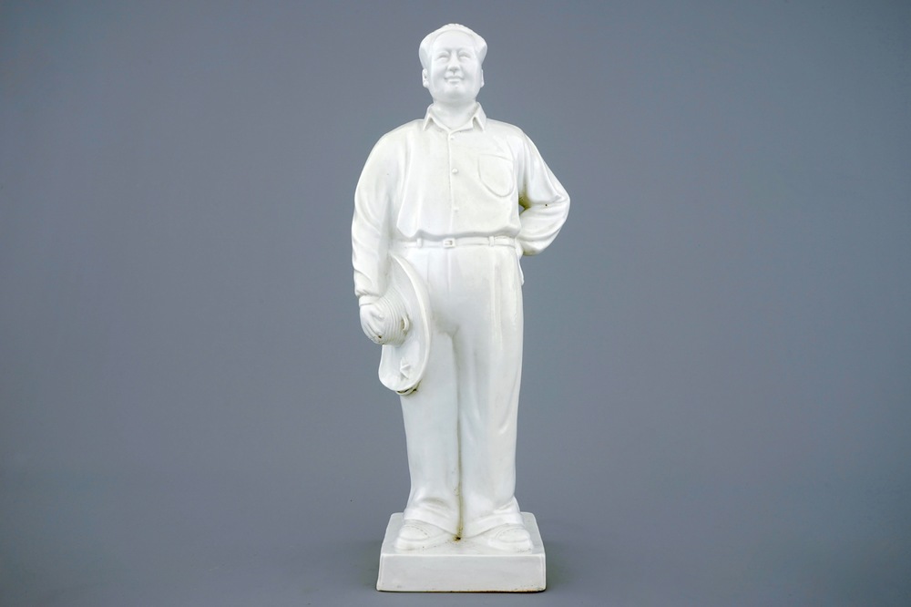 Un mod&egrave;le de Mao en porcelaine de Chine, 20&egrave;me