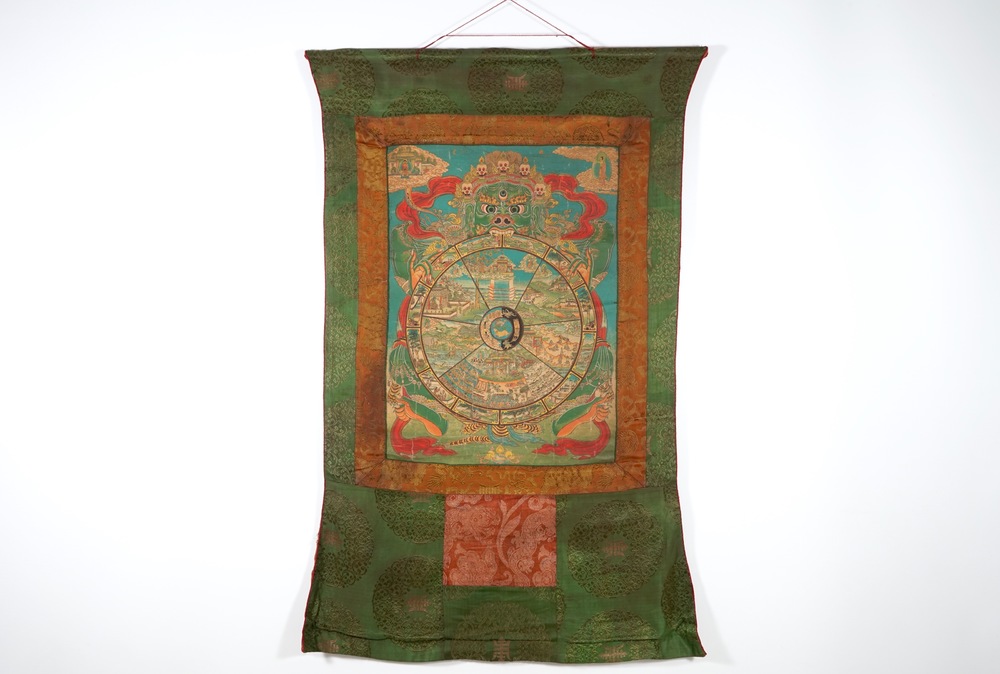 Un thangka tib&eacute;tain, 19/20&egrave;me