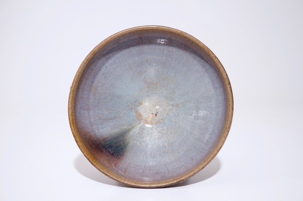 A Chinese purple-splashed junyao bowl, Yuan