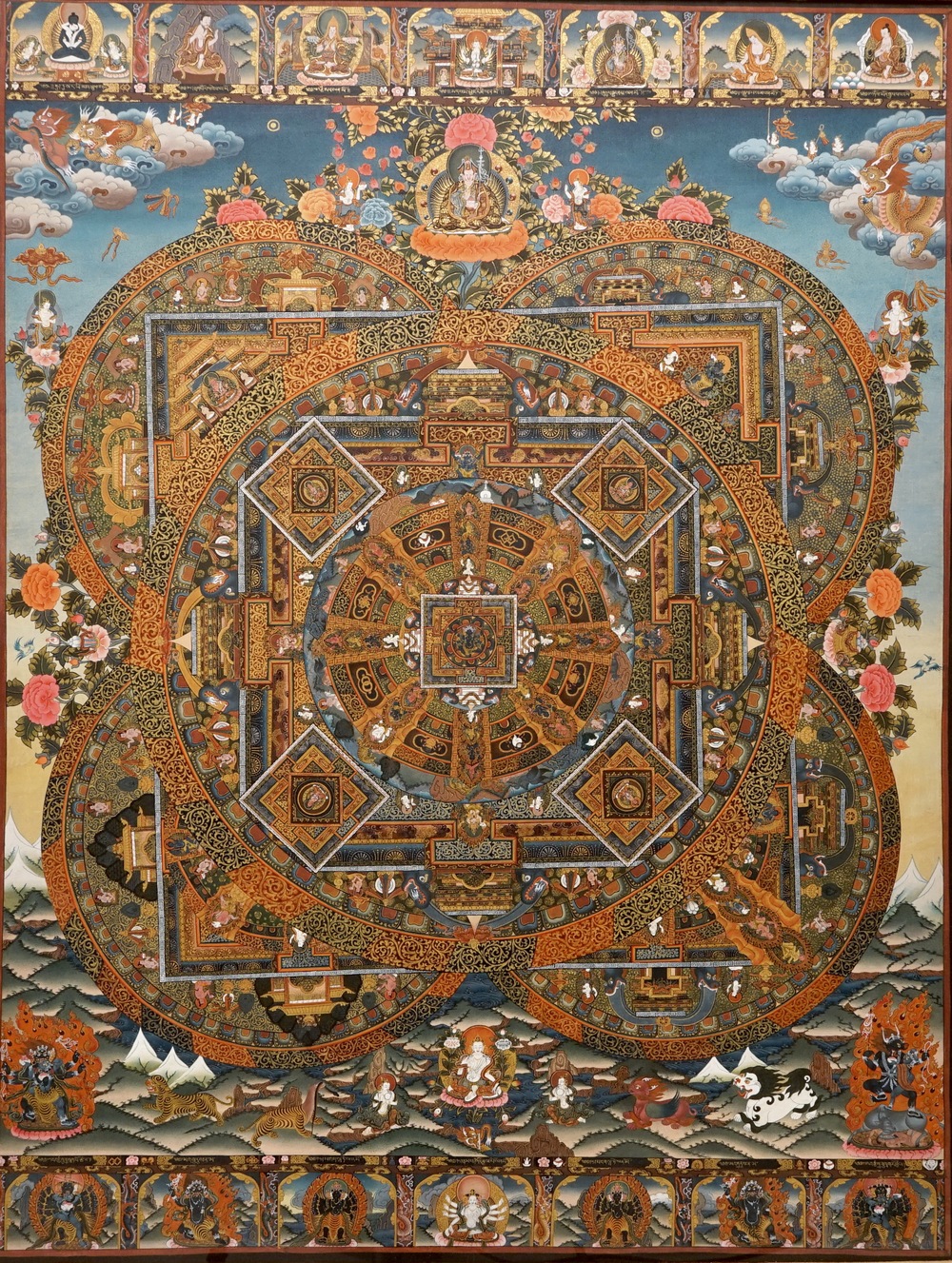 Een thangka, Tibet of Nepal, 19/20e eeuw