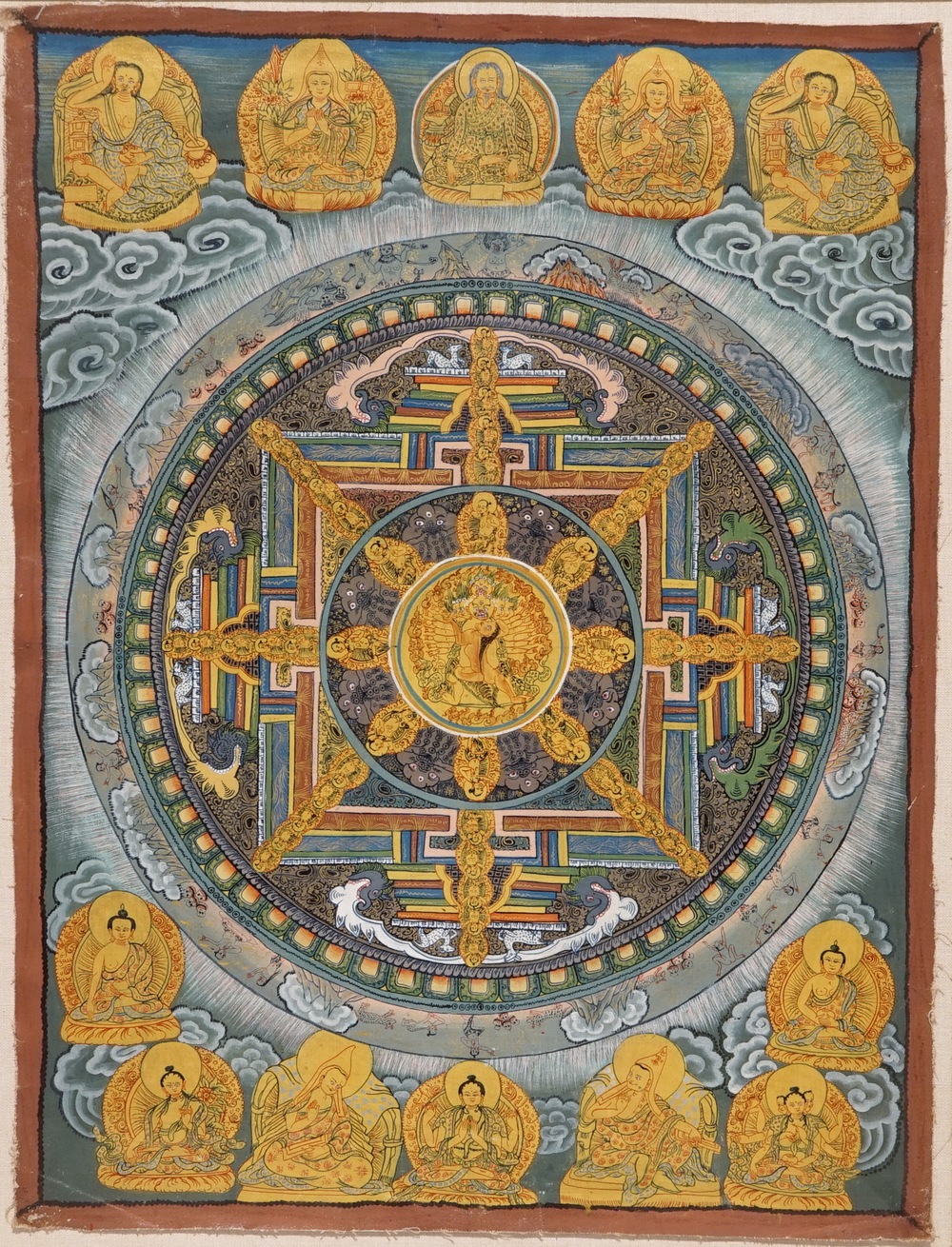 A thangka, Tibet or Nepal, 19/20th C.