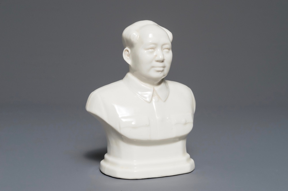A Chinese Mao Zedong bust, 2nd half 20th C.