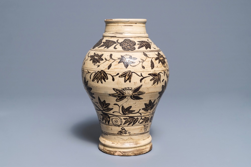 A Chinese Cizhou painted vase, Yuan