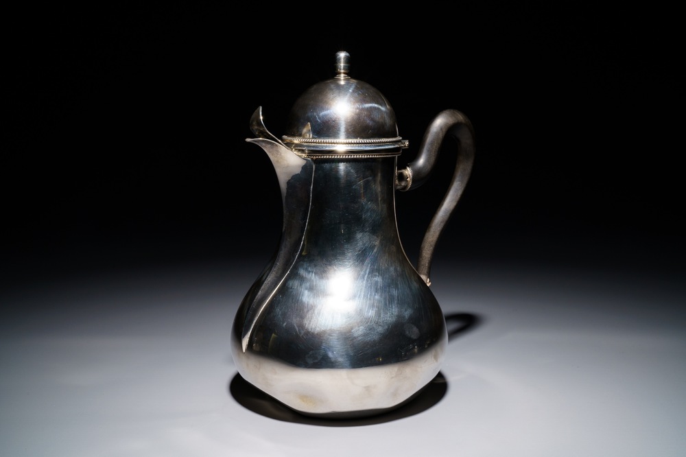 Une cafeti&egrave;re en argent &agrave; prise en bois, Paris, France, ca. 1798-1809