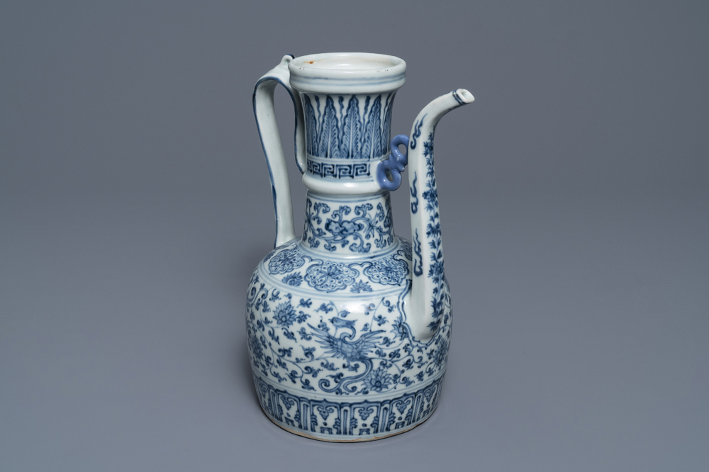 Een Chinese blauw-witte kan voor de Islamitische markt, wellicht Hongzhi