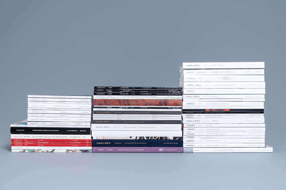 103 old Christie's and Sotheby's Chinese arts auction catalogues from 2007 onwards