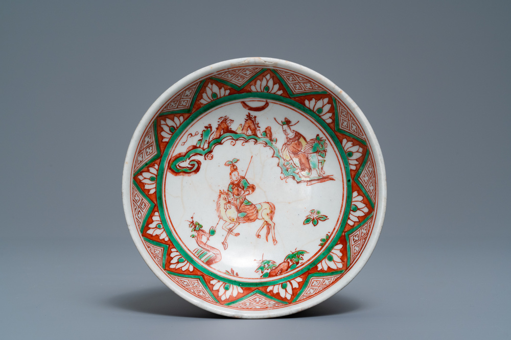 A rare Chinese Swatow double-walled warming bowl, 'zhuge', Ming
