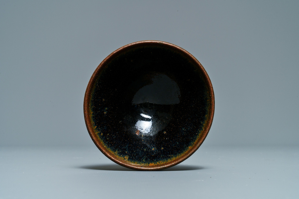 A Chinese Jian 'hare's fur' tea bowl, Song