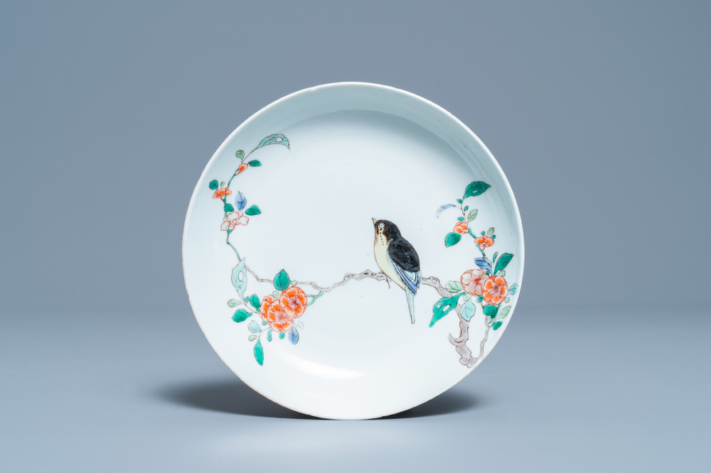 Une coupe en porcelaine de Chine famille verte, Kangxi