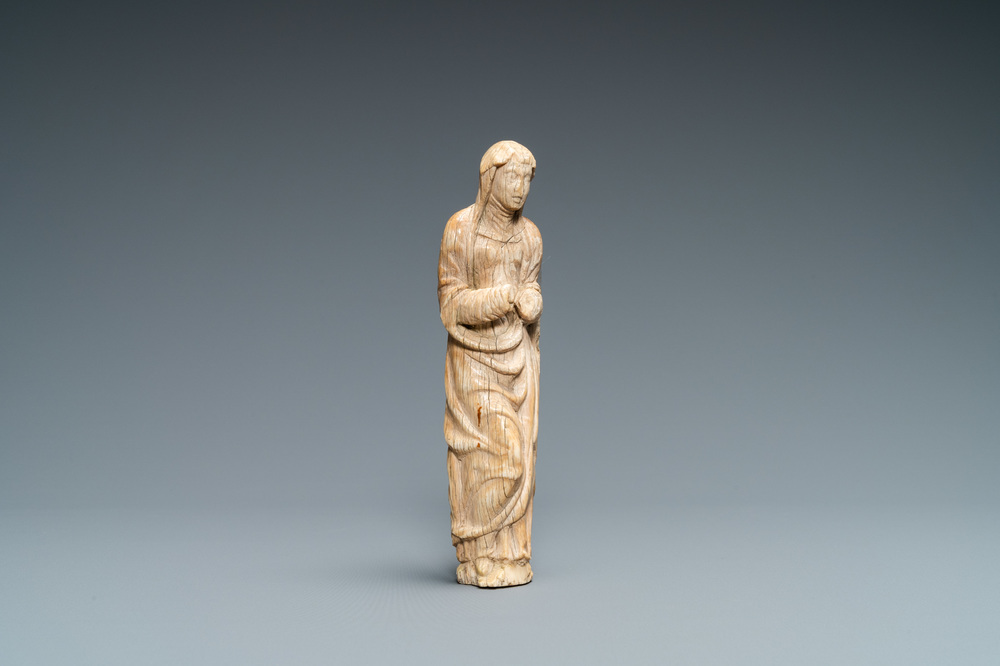 An ivory figure of a Madonna, 2nd half 16th C.