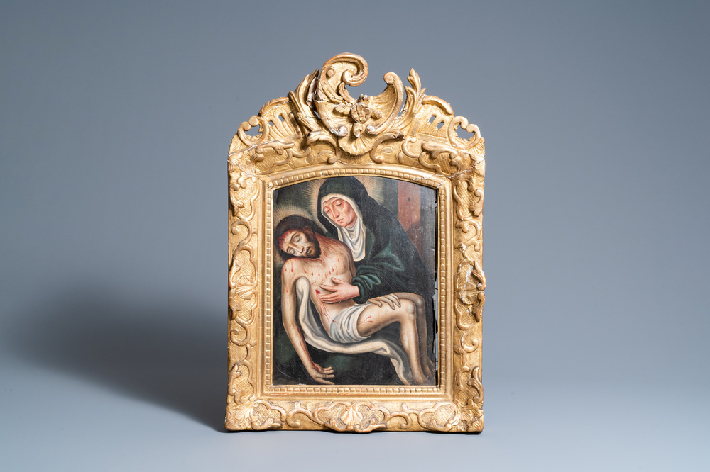 Flemish school, oil on panel, 2nd half 16th C.: Piet&agrave;
