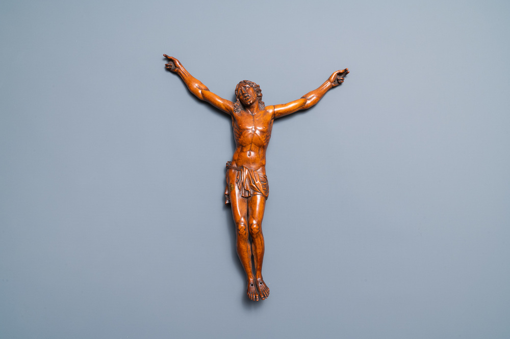 A boxwood Corpus Christi, Flanders, 16/17th C.