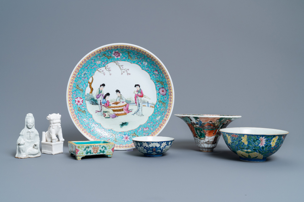 Une collection vari&eacute;e en porcelaine de Chine, 18/20&egrave;me