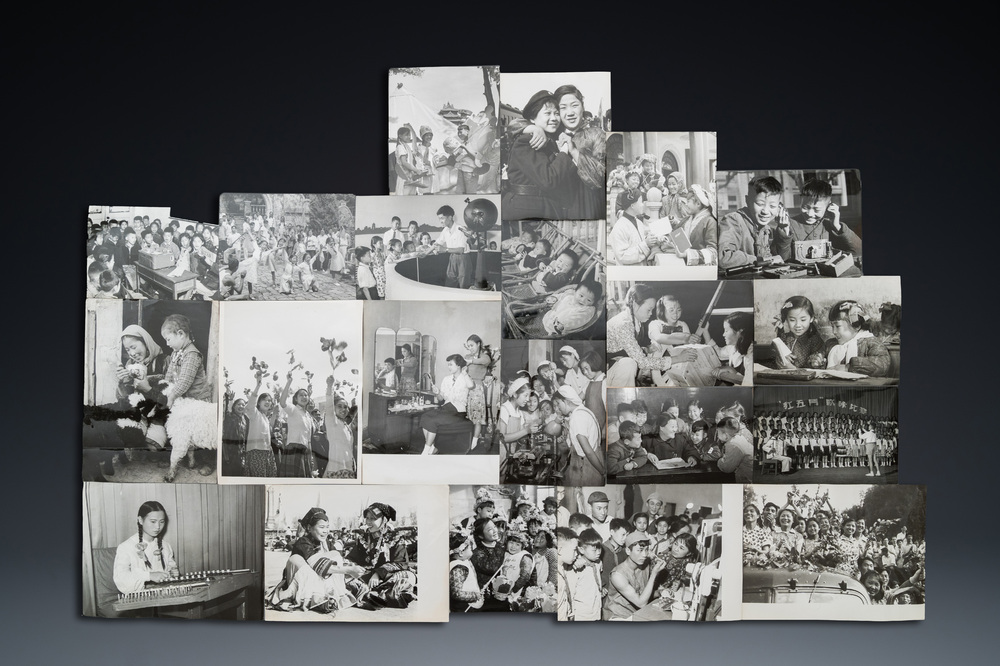21 photos en noir et blanc de l'agence de presse Hsinhua de la R&eacute;volution Culturelle, Chine