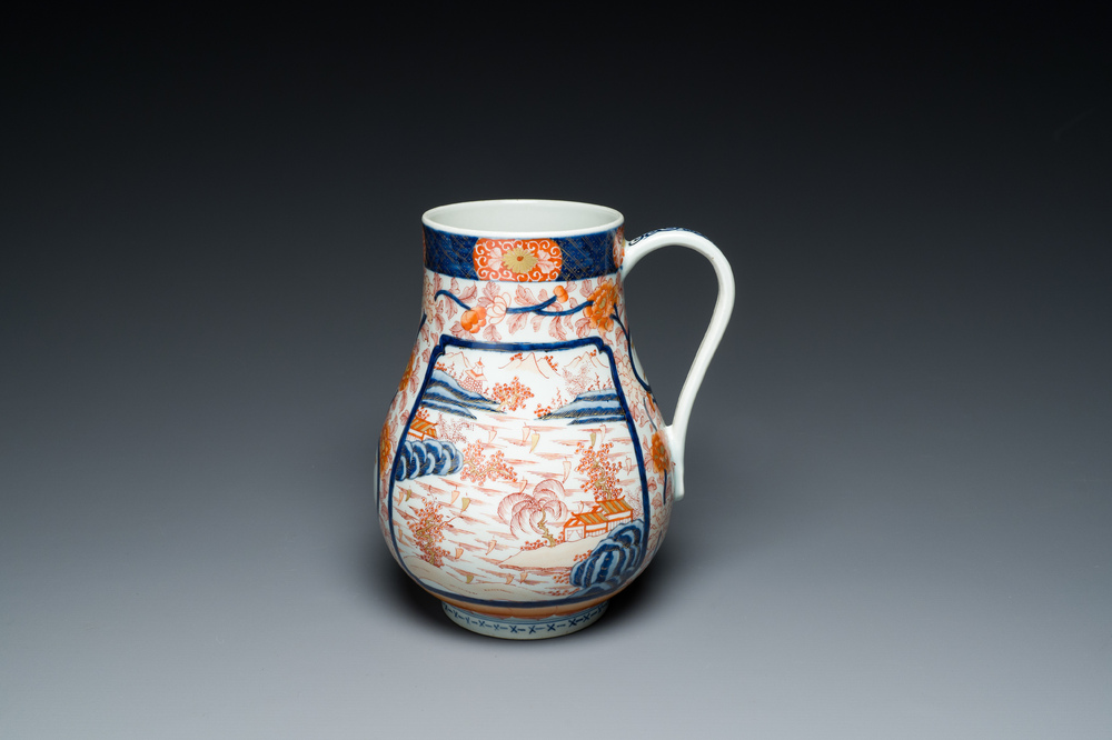 Een grote Japanse Imari kan voor sojasaus, Edo, 18e eeuw
