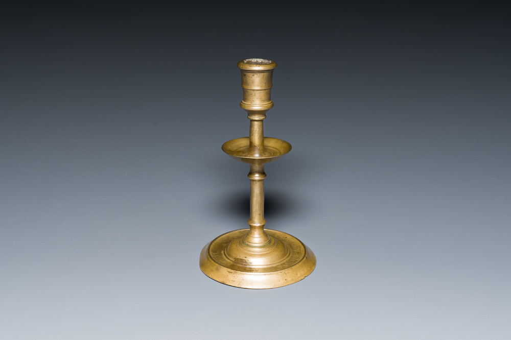 A French bronze candlestick, 2nd half 16th C.
