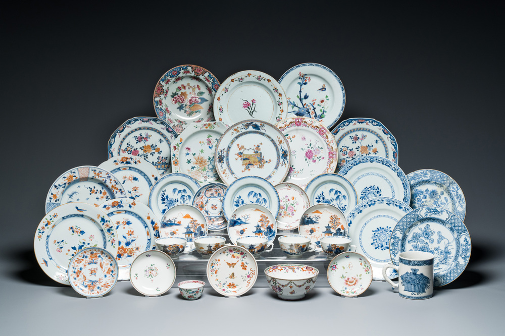 Une collection vari&eacute;e en porcelaine de Chine, Yongzheng/Qianlong