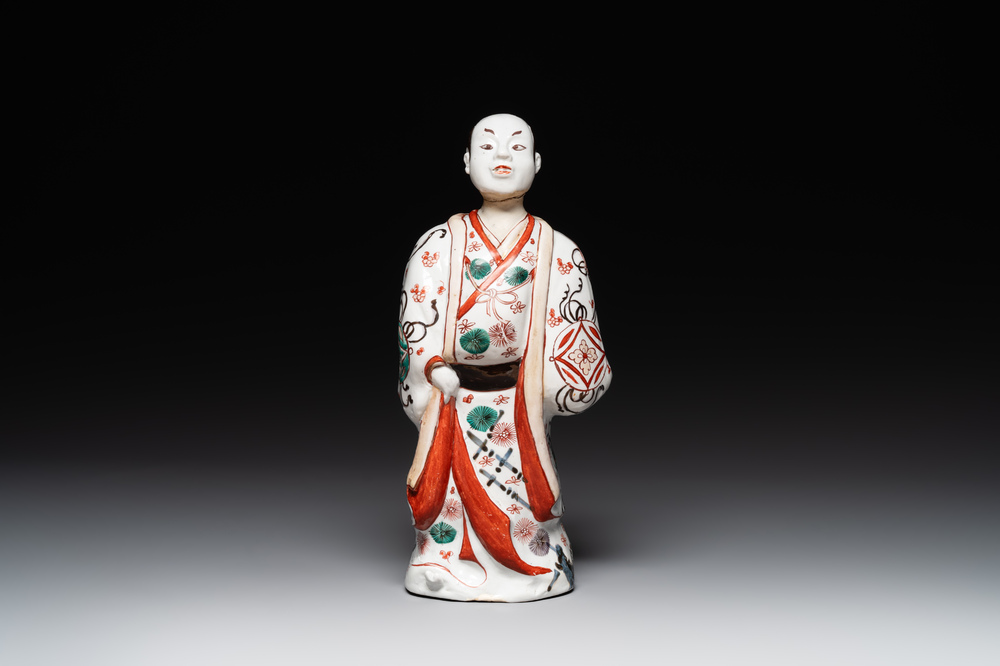 A Japanese Imari figure of a Bijin, Edo, 1st half 18th C.