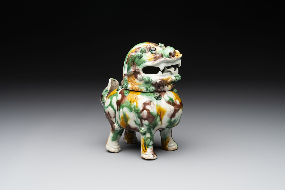 A Chinese sancai 'luduan' censer, Kangxi