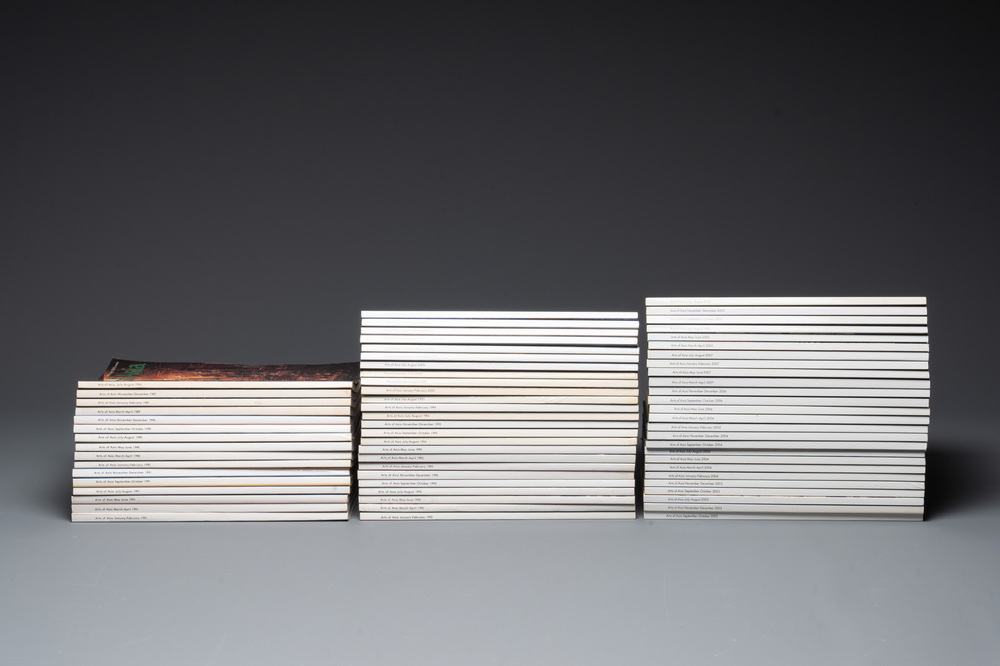 A collection of 67 'Arts of Asia' magazines, 1984 - 2007