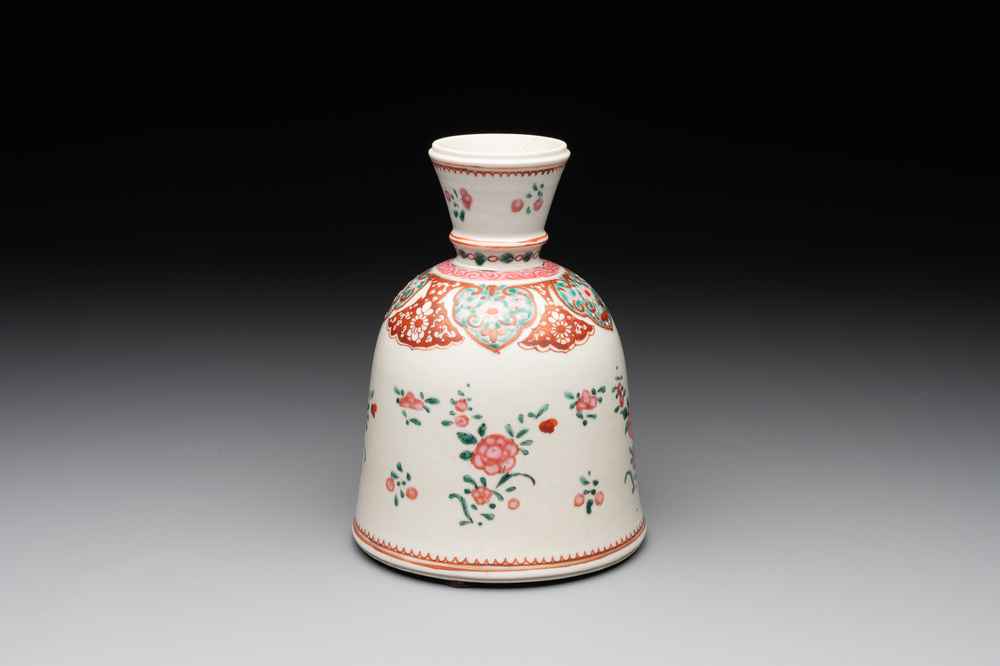 A Chinese famille rose hookah base with floral design for the Islamic market, Qianlong