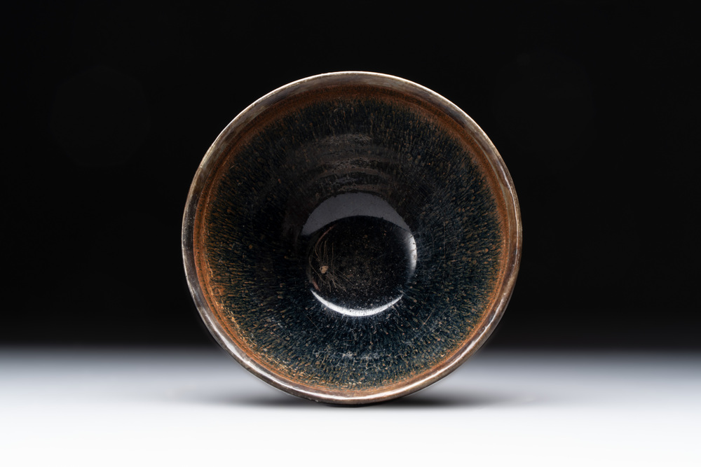 A Chinese Jian 'hare fur' tea bowl, Song