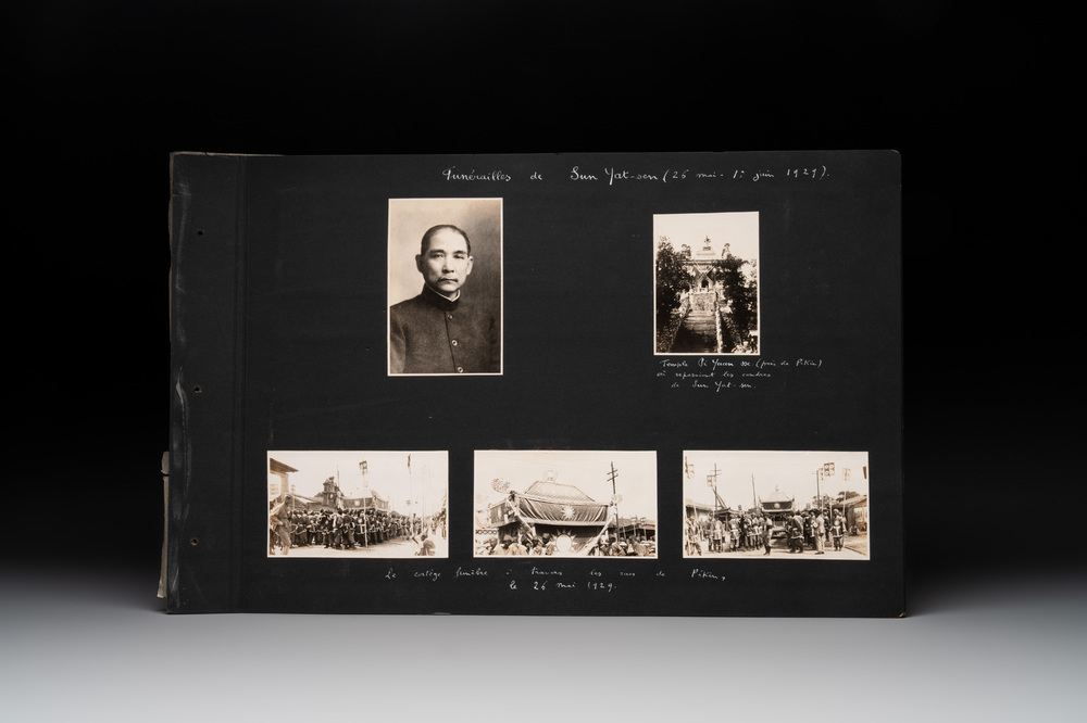 A photo album of the funeral of Sun Yat-sen 孫中山, dated May 26 - June 1, 1929