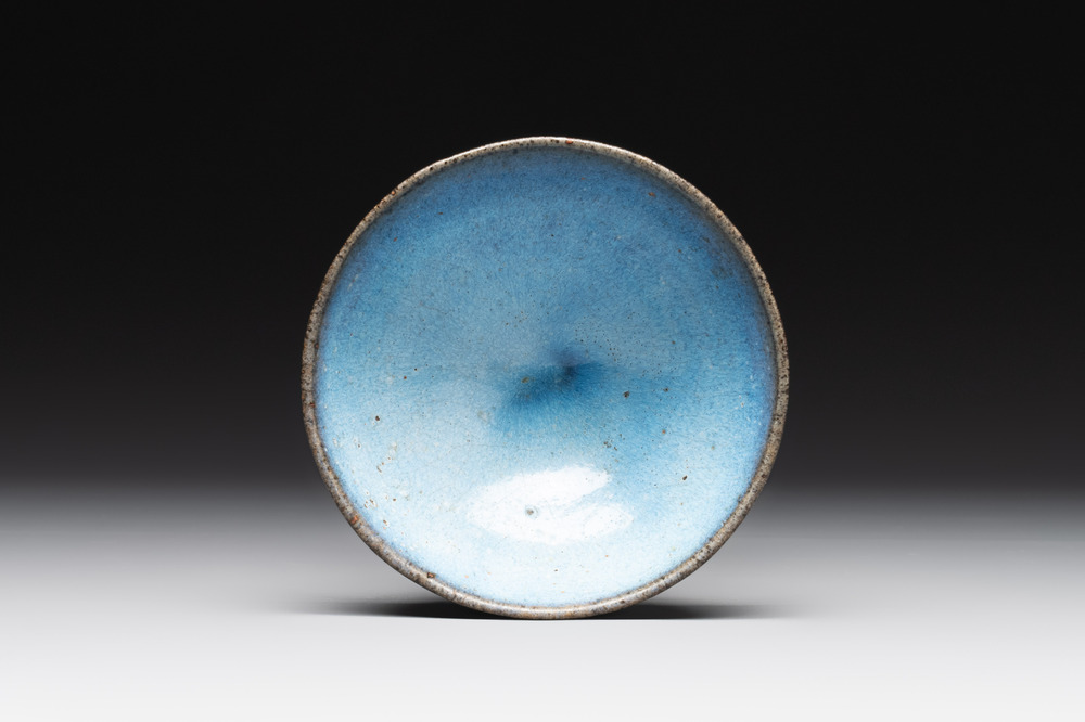 A small Chinese 'jun' bowl, Yuan/Ming