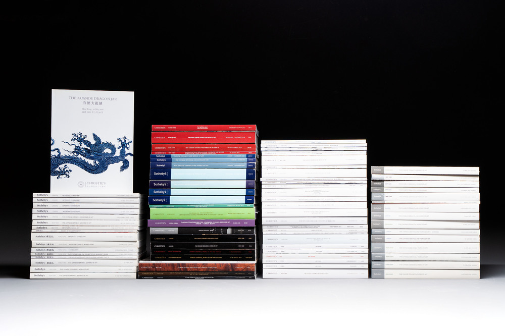 A collection of 79 auction catalogues on Asian arts from Christie's and Sotheby's, 2004-2010