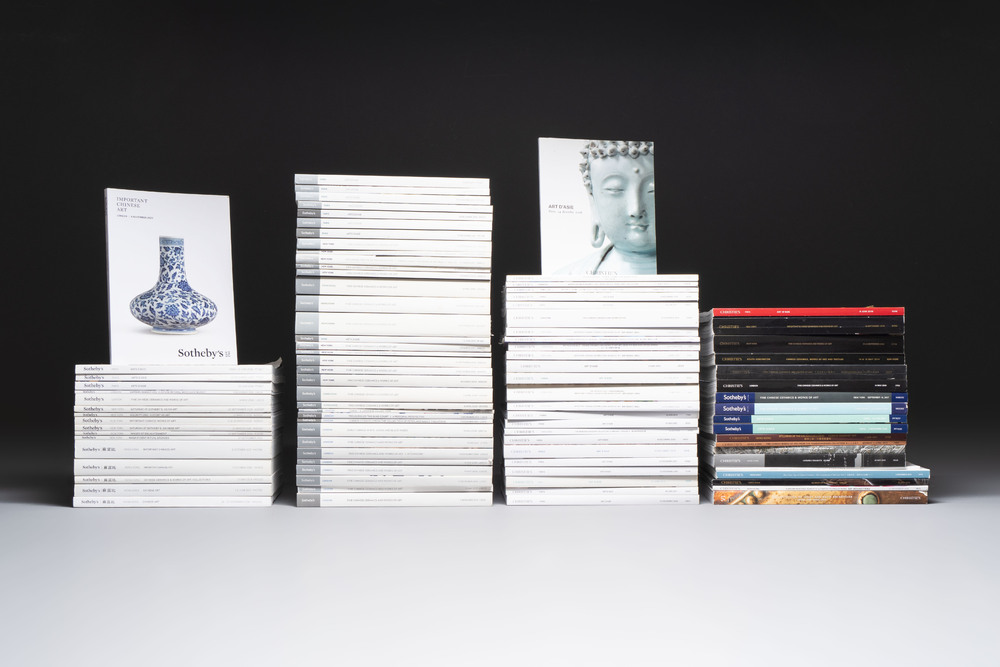 A collection of 93 auction catalogues on Asian Arts from Christie's and Sotheby's, 2007-2020