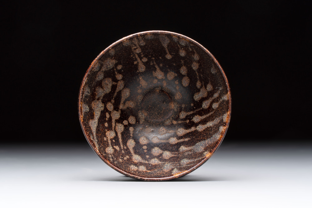 A Chinese Jizhou tortoiseshell-glazed tea bowl, Southern Song