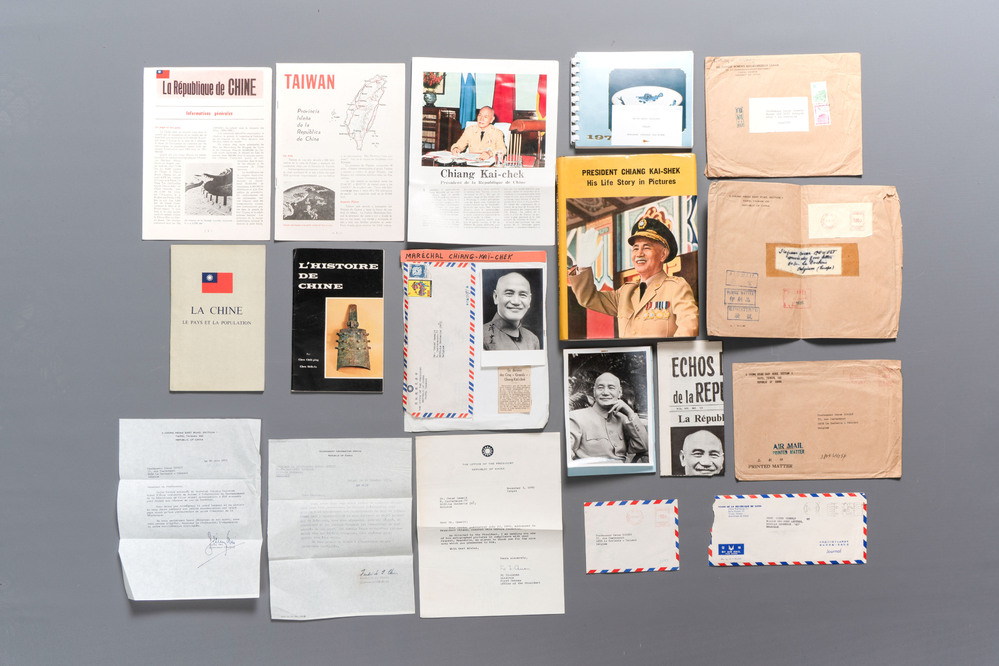 A collection of documents, letters and books relating to Chiang Kai-shek 蔣介石, 20th C.