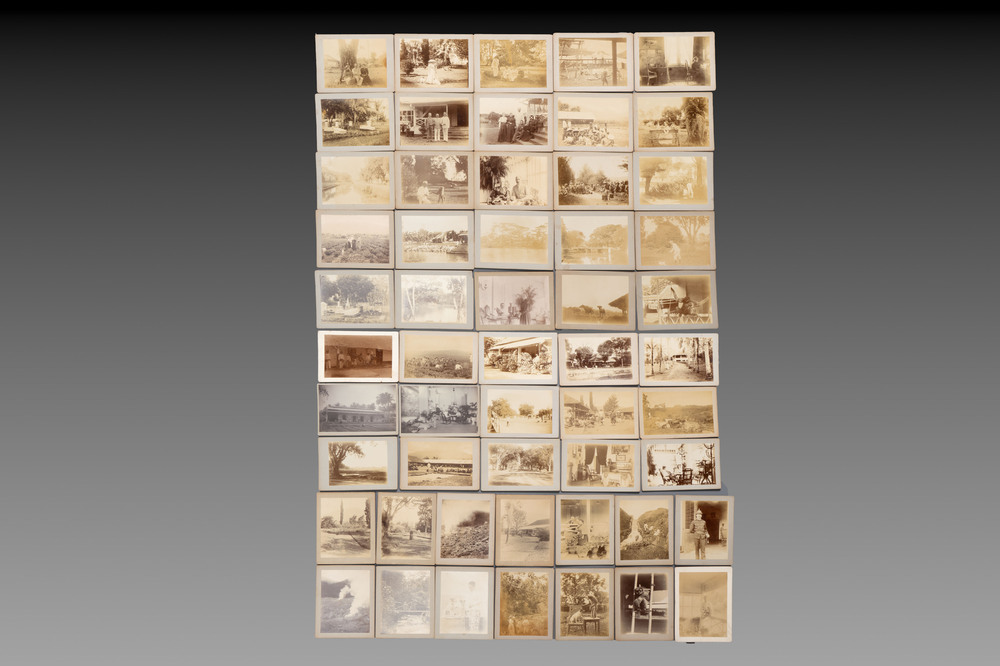 A collection of 54 amateur photographs from the Dutch East Indies (Indonesia), dated 1897-1899