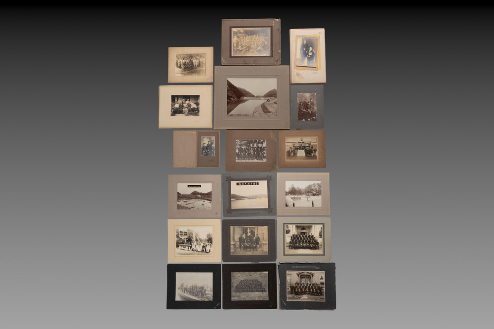 A collection of 18 Japanese military, academic and personal photographs, early 20th C.