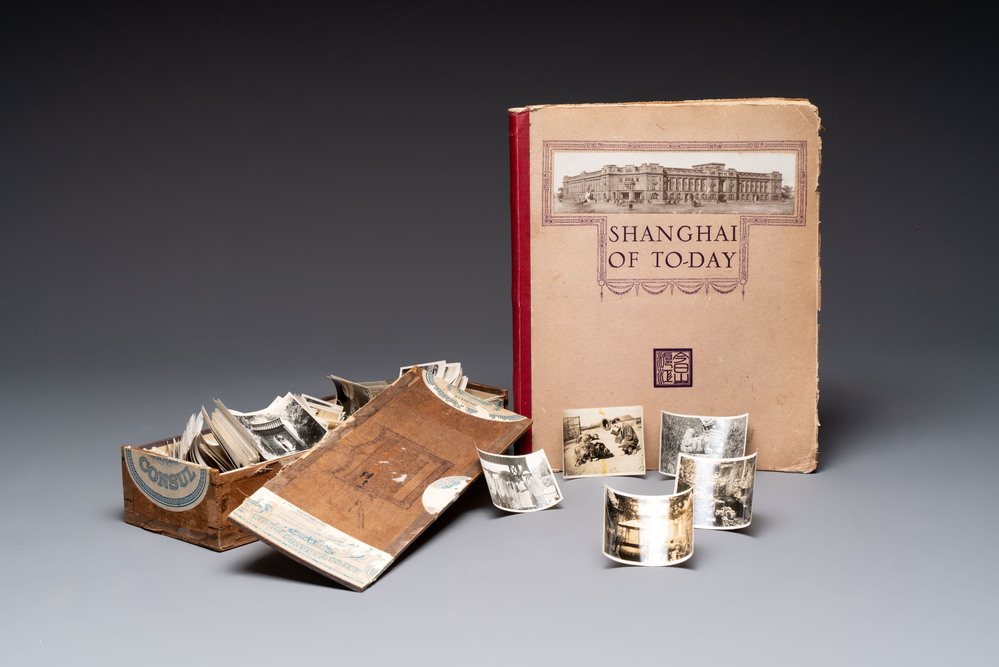 'Shanghai of To-day', dated 1930, and a large collection of travel photographs through China, 2nd quarter 20th C.