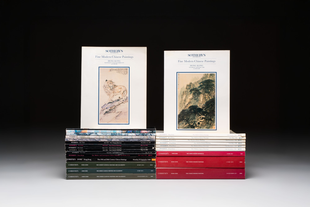 26 Christie's and Bonhams auction catalogues on Chinese classical and modern paintings, 1987-2013
